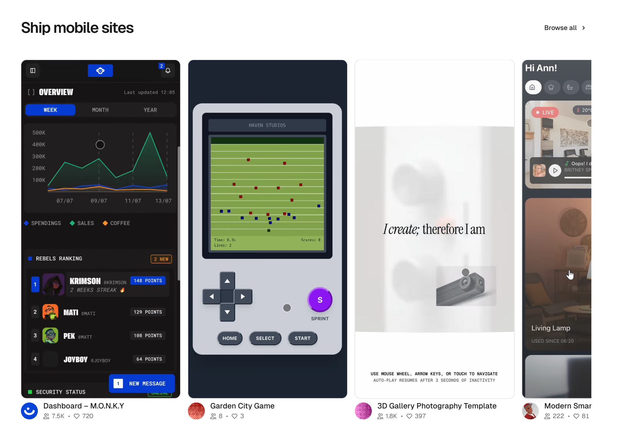 App screenshot preview