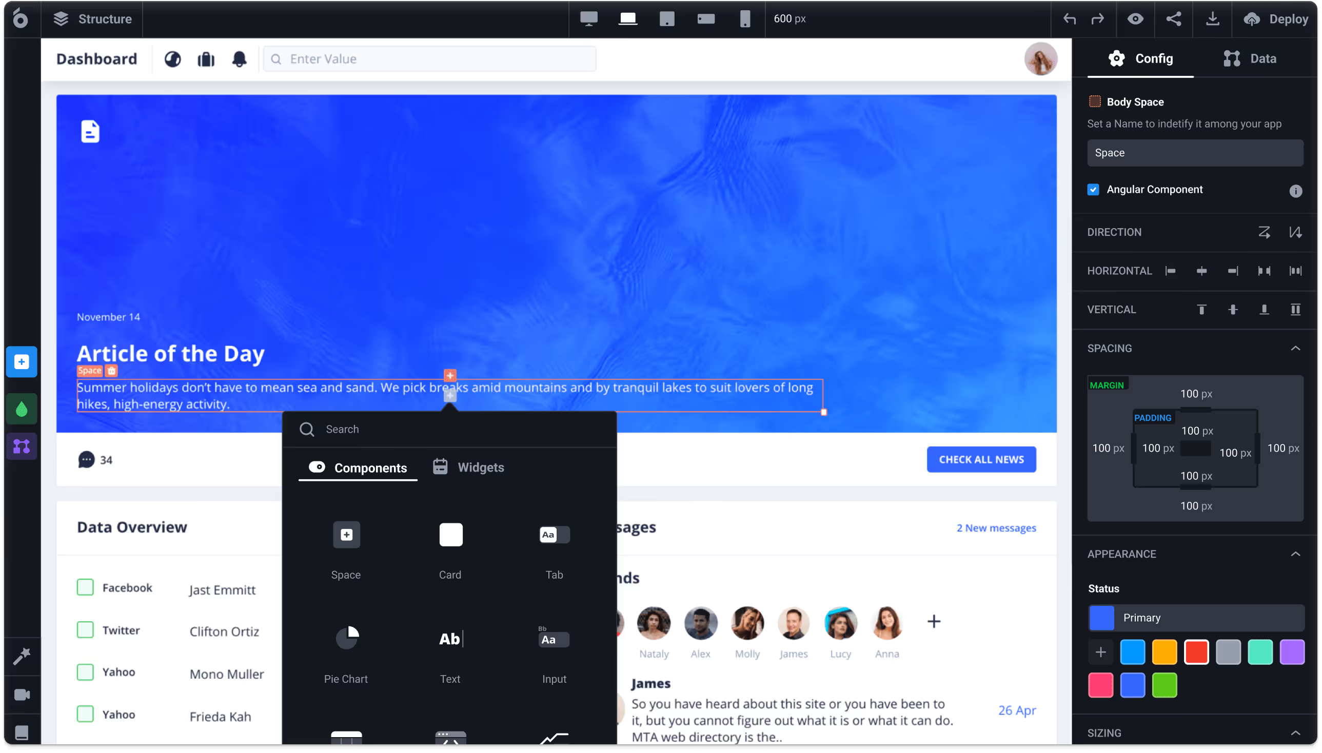 App screenshot preview