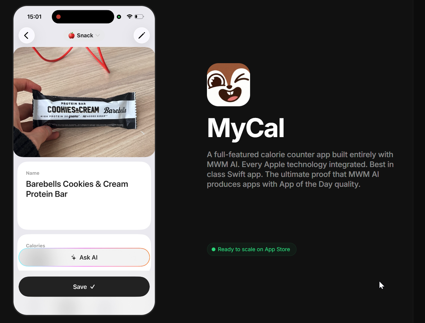 App screenshot preview