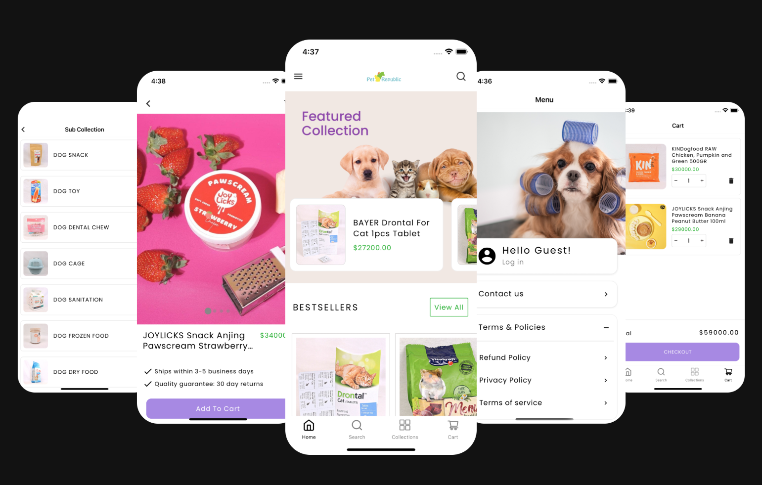 App screenshot preview